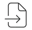 Paper with an arrow